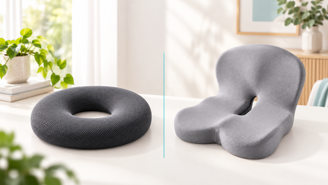 Sitzring oder Keilkissen: Warum der klassische Hämorrhoiden-Ring oft Nachteile hat