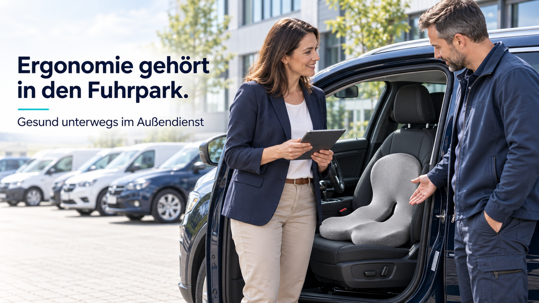 Firmenwagen-Ergonomie: Was Fuhrparkverantwortliche für die Rückengesundheit ihrer Außendienstler tun können