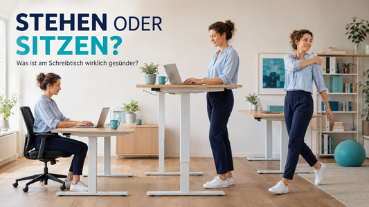 Ist Stehen am Stehschreibtisch wirklich gesünder als Sitzen?