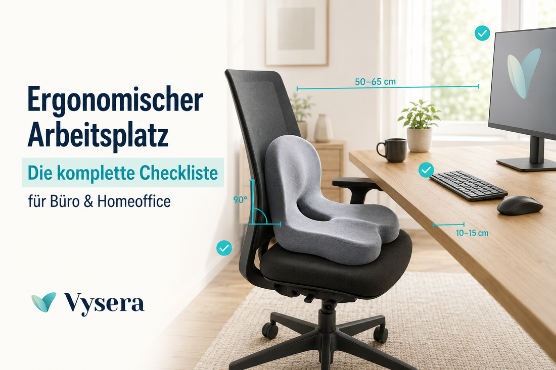 Ergonomischer Arbeitsplatz: Die komplette Checkliste für Büro und Homeoffice