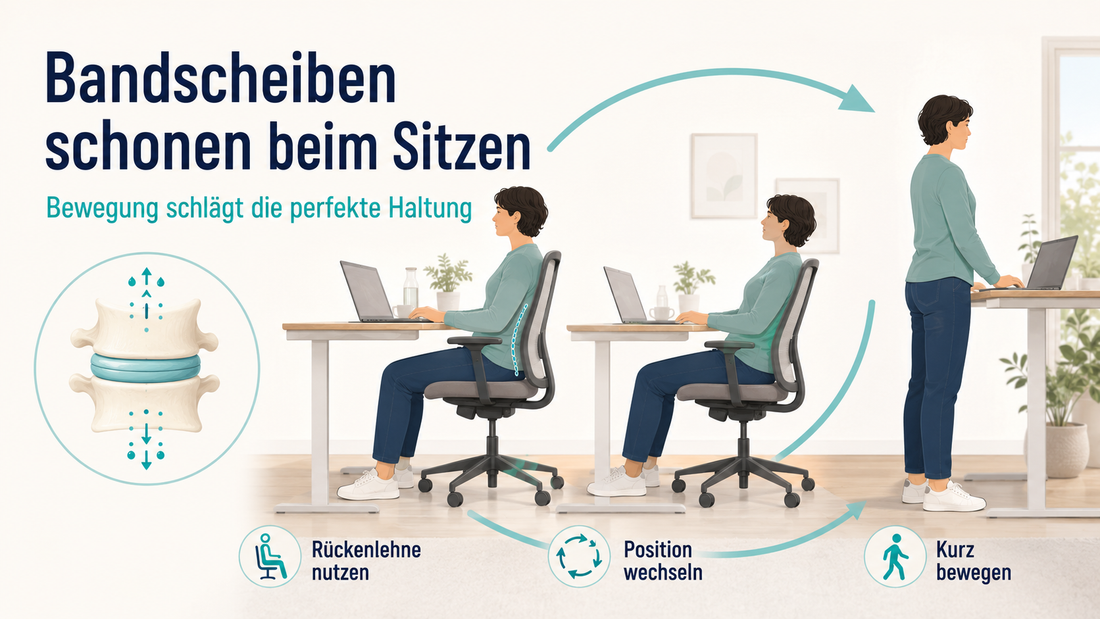 Bandscheiben schonen beim Sitzen – was Experten empfehlen
