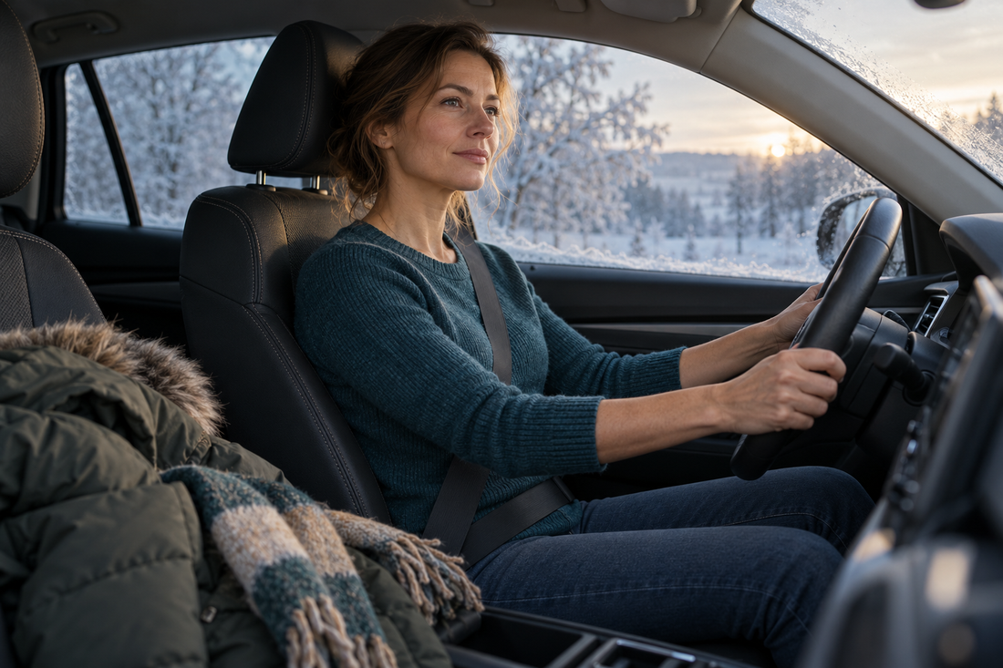 Winter im Auto: Was Kälte mit deinem Rücken zu tun hat (und was nicht)